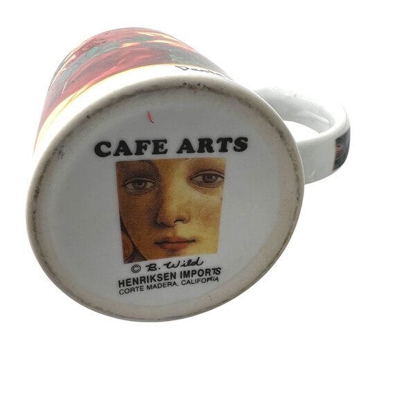 La Ghirlandata Rosetti Art Face Tile & Silver Blend Bezel Leather Cuff Bracelet - Picture 13 of 17